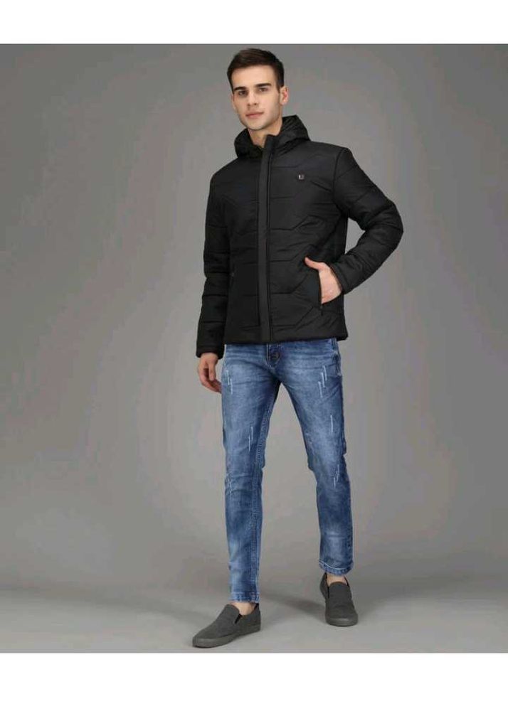 Men's Black Puffer Jacket