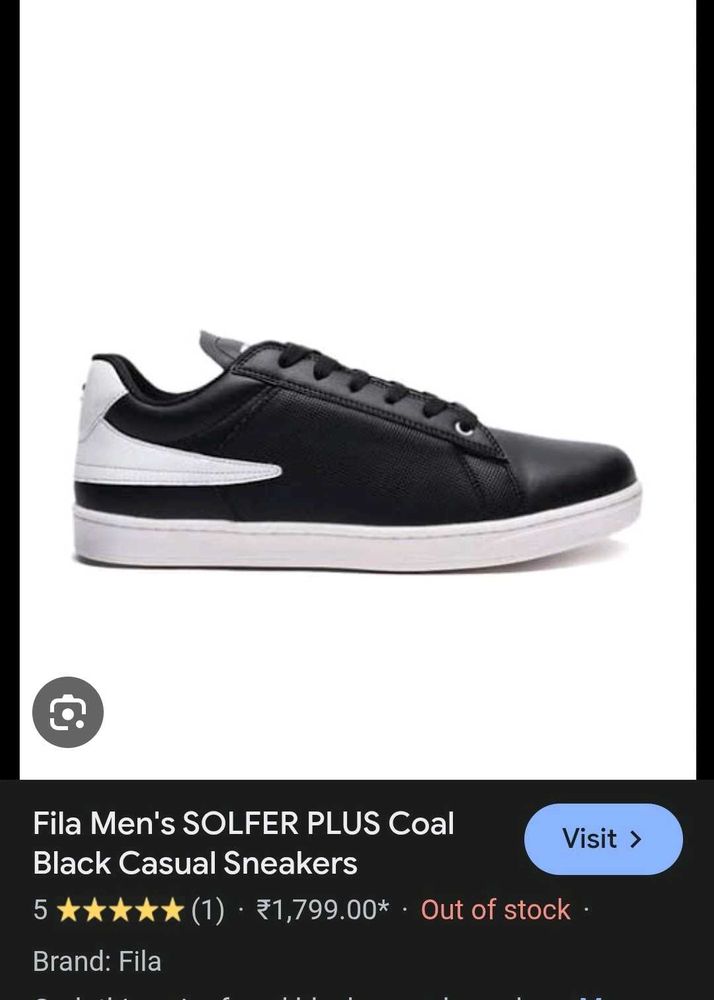 Black Fila Sneakers