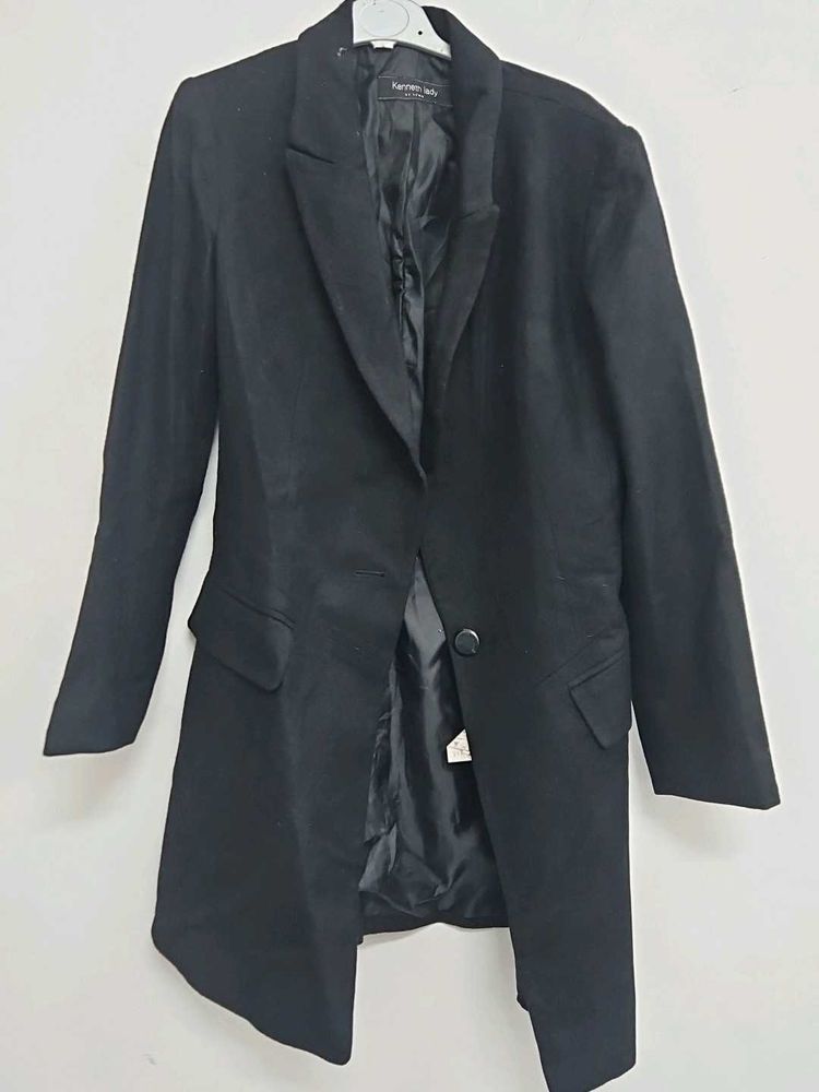 Elegant Black Trench Coat
