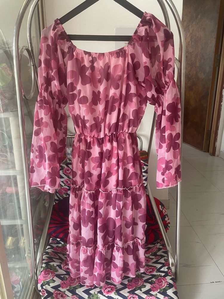 Floral Print Mini Dress