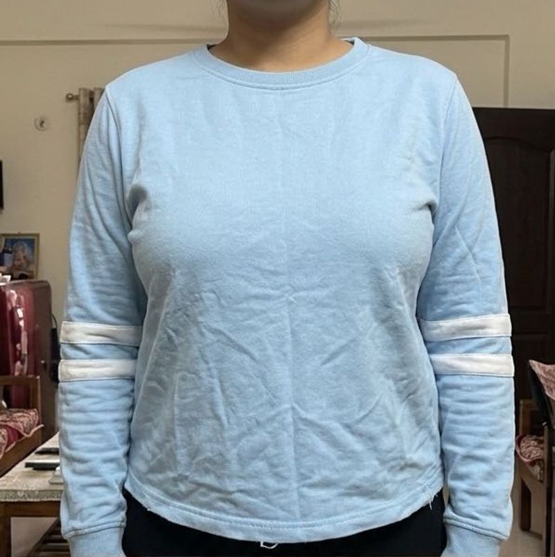 Light Blue Crewneck Sweatshirt