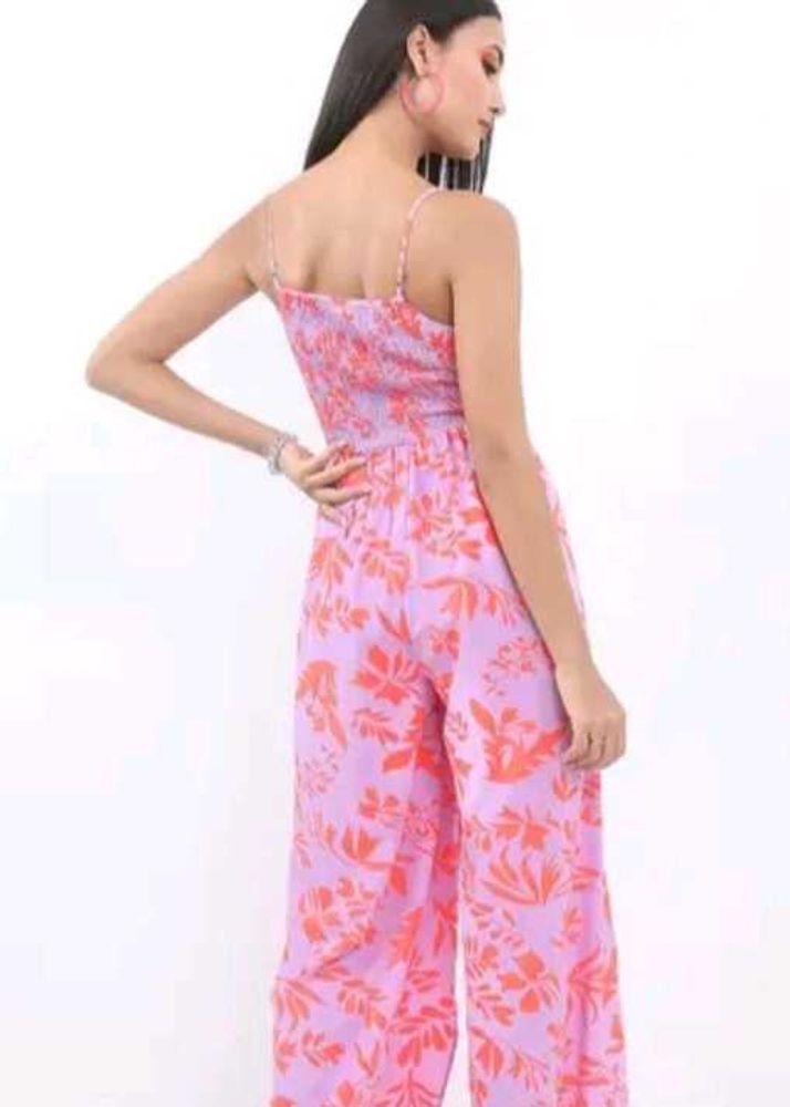 Floral Print Jumpsuit