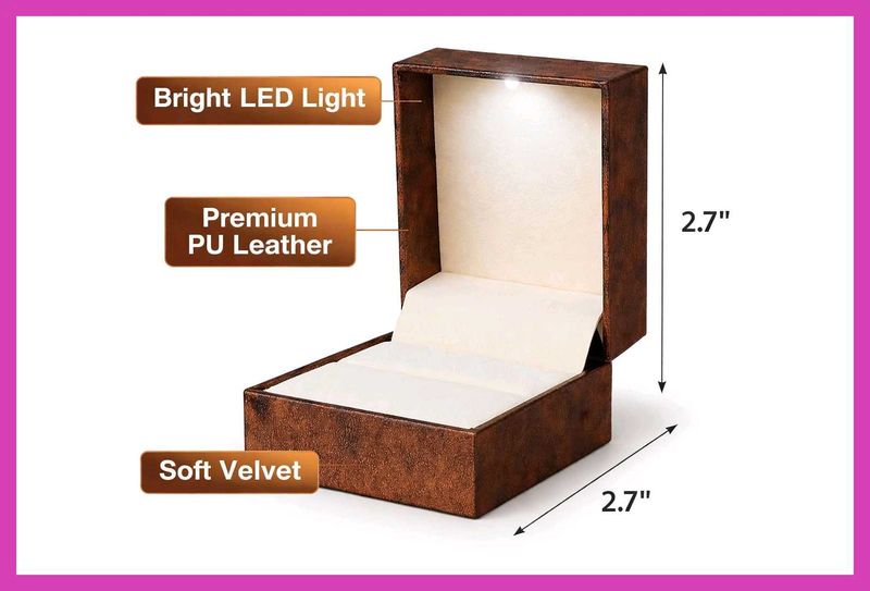 LED Light Jewelry Box