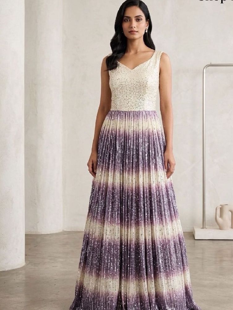 Neeru's Sequined Gown(Freebies Included)
