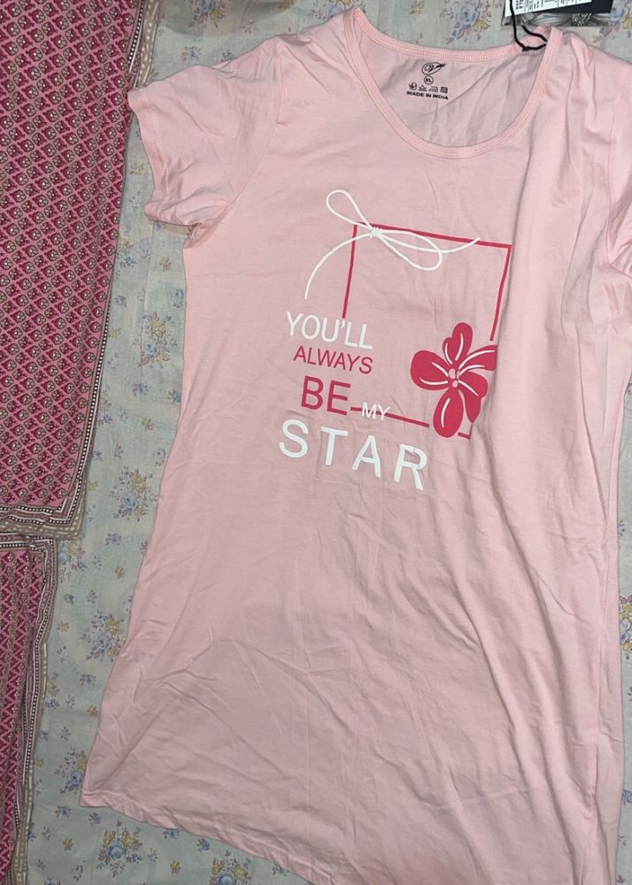 Pink Nightwear With Tag