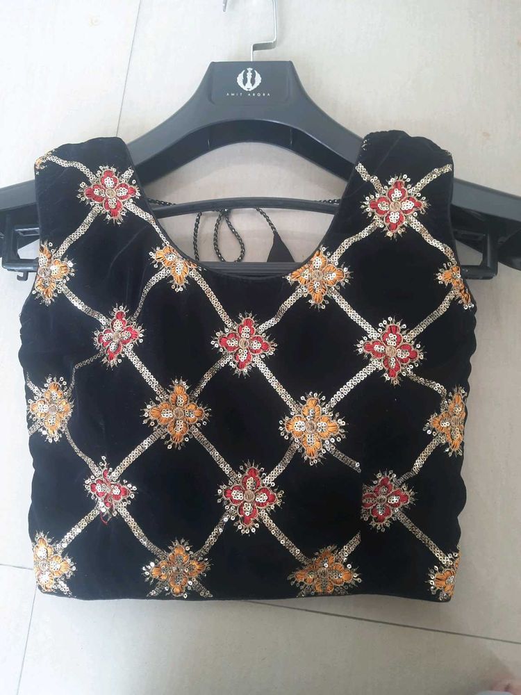 Designer Velvet Blouse