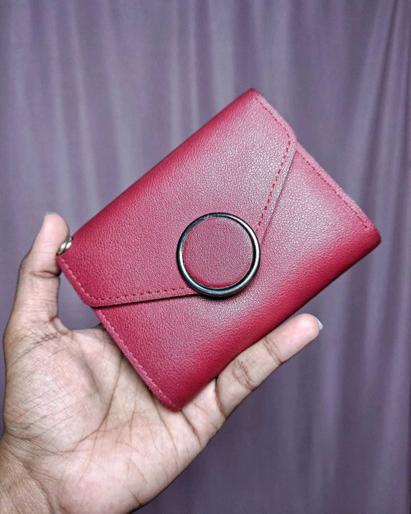 Maroon Mini Wallet 🤎