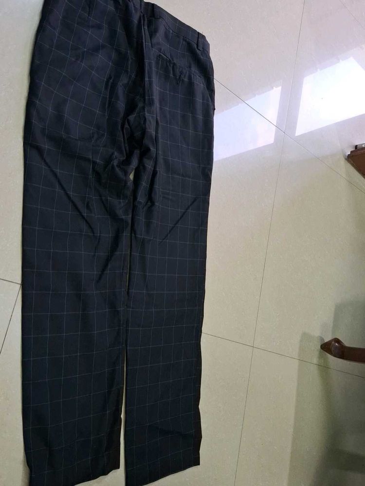 Checked Formal Pants