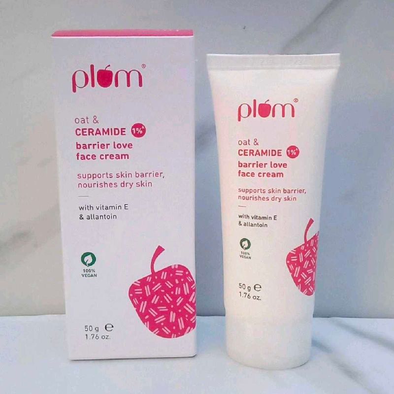 Plum Oat &amp; 1% Ceramide Barrier Love Face Cream | R