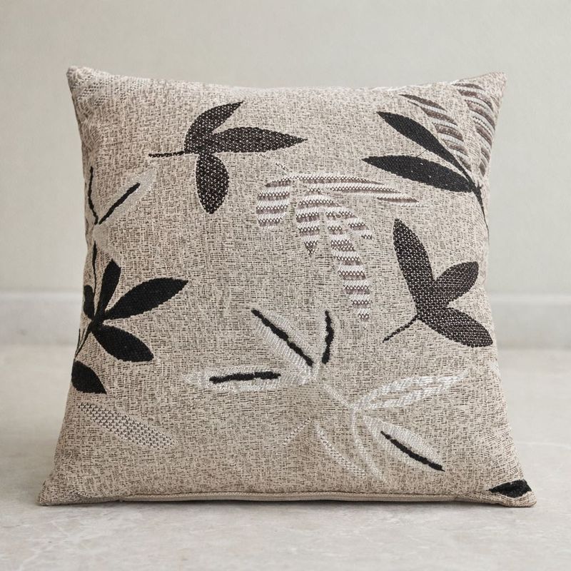 set of 3 piece , Leaf Pattern Cushion Cover