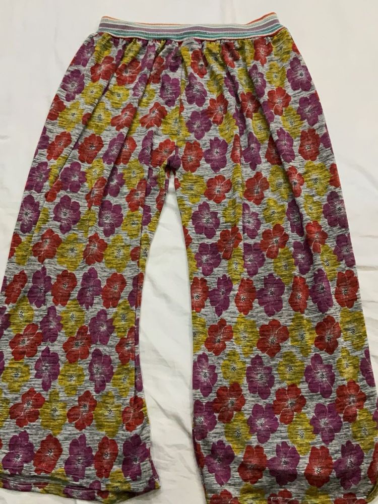 Vibrant Floral Palazzo Pants