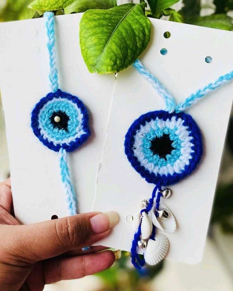 Handmade Evil Eye Anklet &amp; Bracelet Set