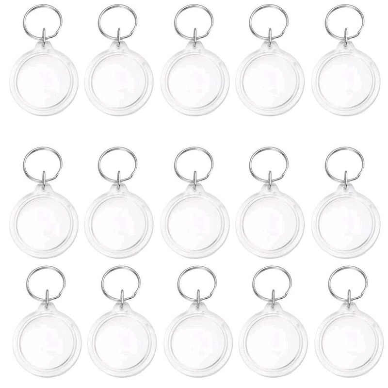 Insert photo acrylic keychains 10 pcs