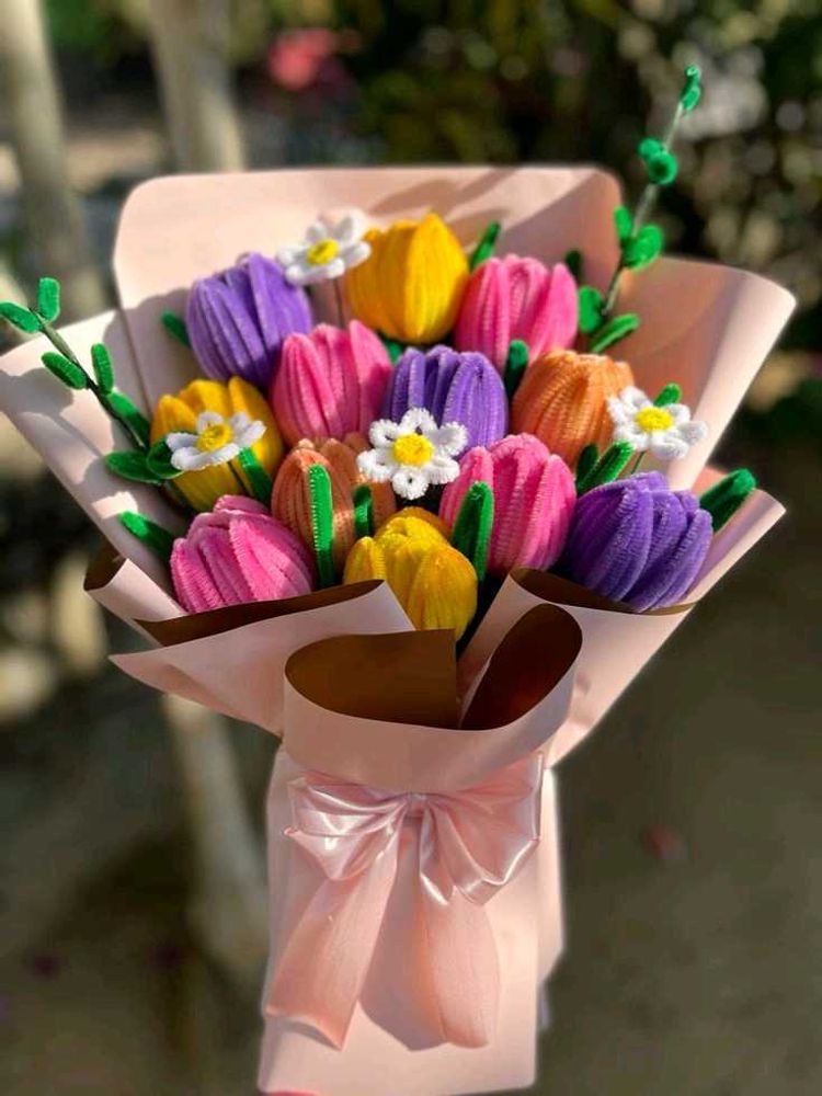 Handmade Tulip Bouquet