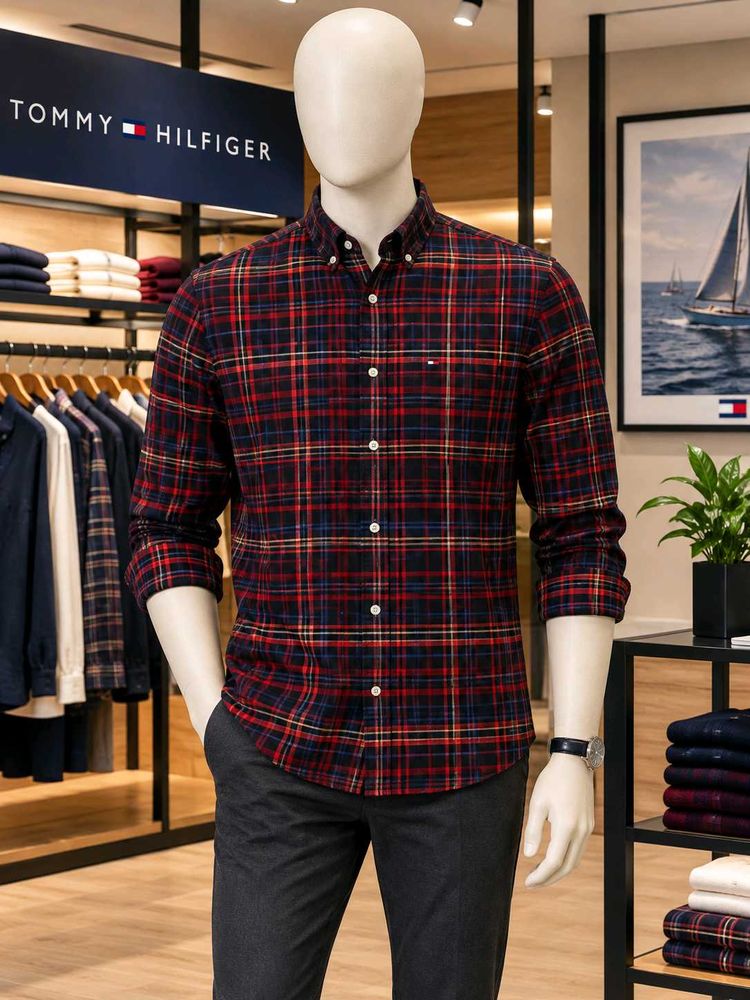Tommy Hilfiger Plaid Button-Down Shirt