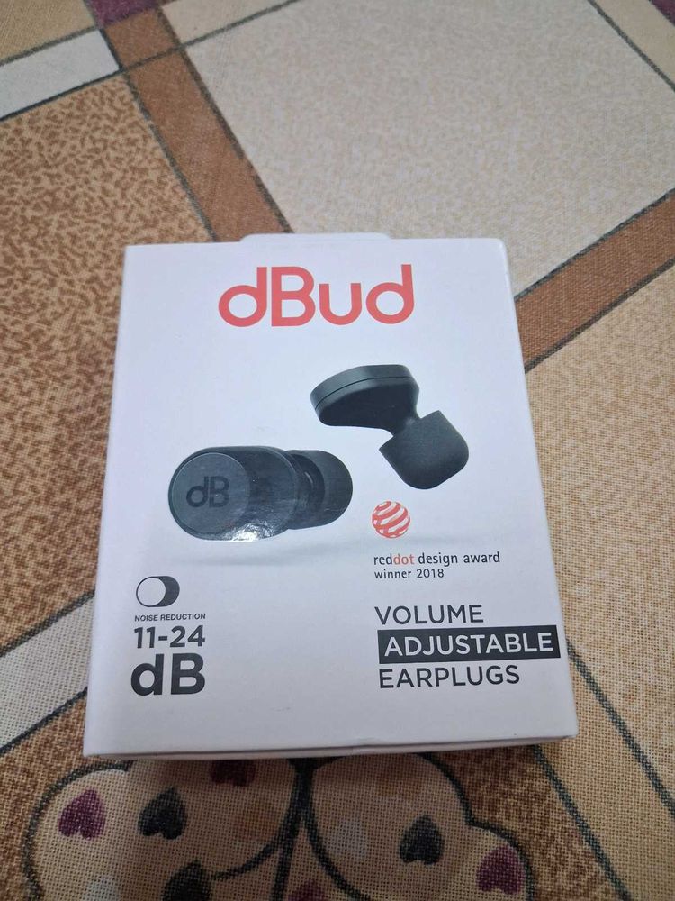 dBud Volume Adjustable Noise Reduction Earplugs