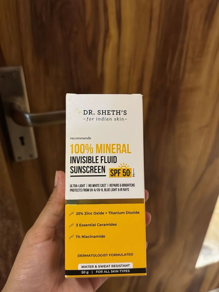 Dr. Sheth's Mineral Invisible Fluid Sunscreen SPF
