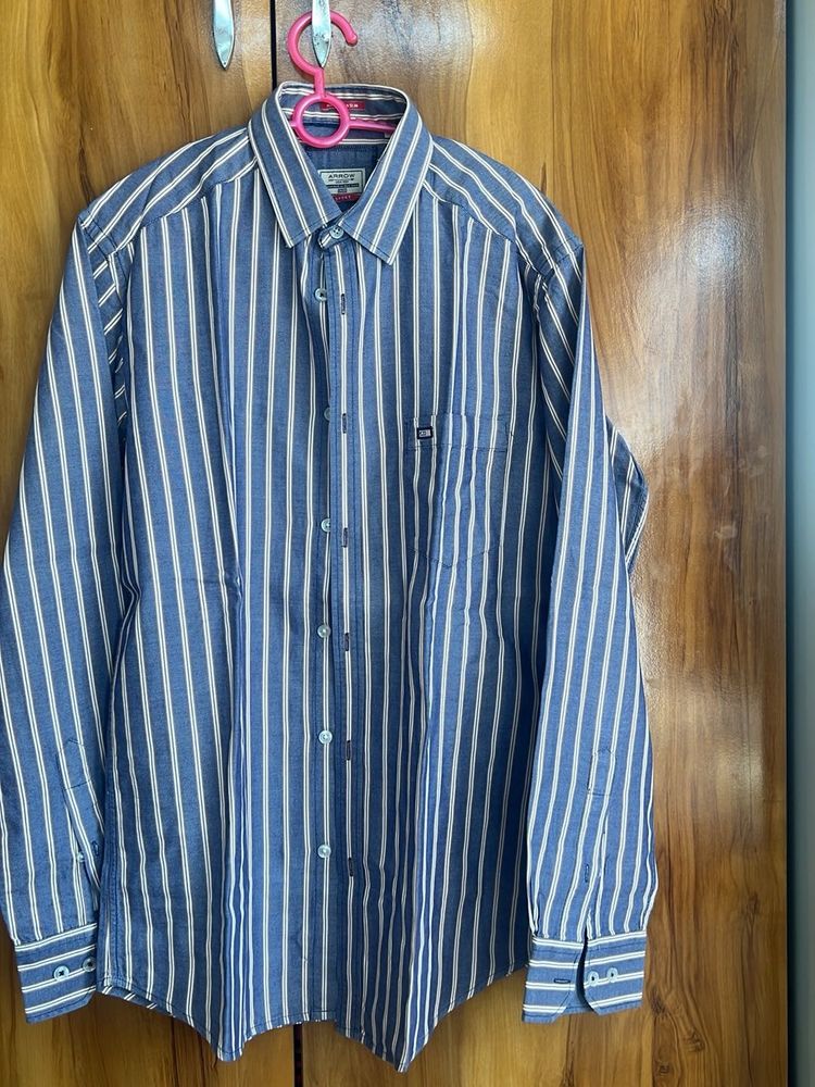Arrow Classic Striped Men's Shirt- medium