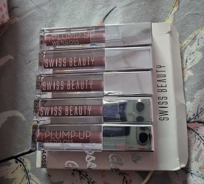 Swiss Beauty Plump-Up Wetgloss Lipsticks