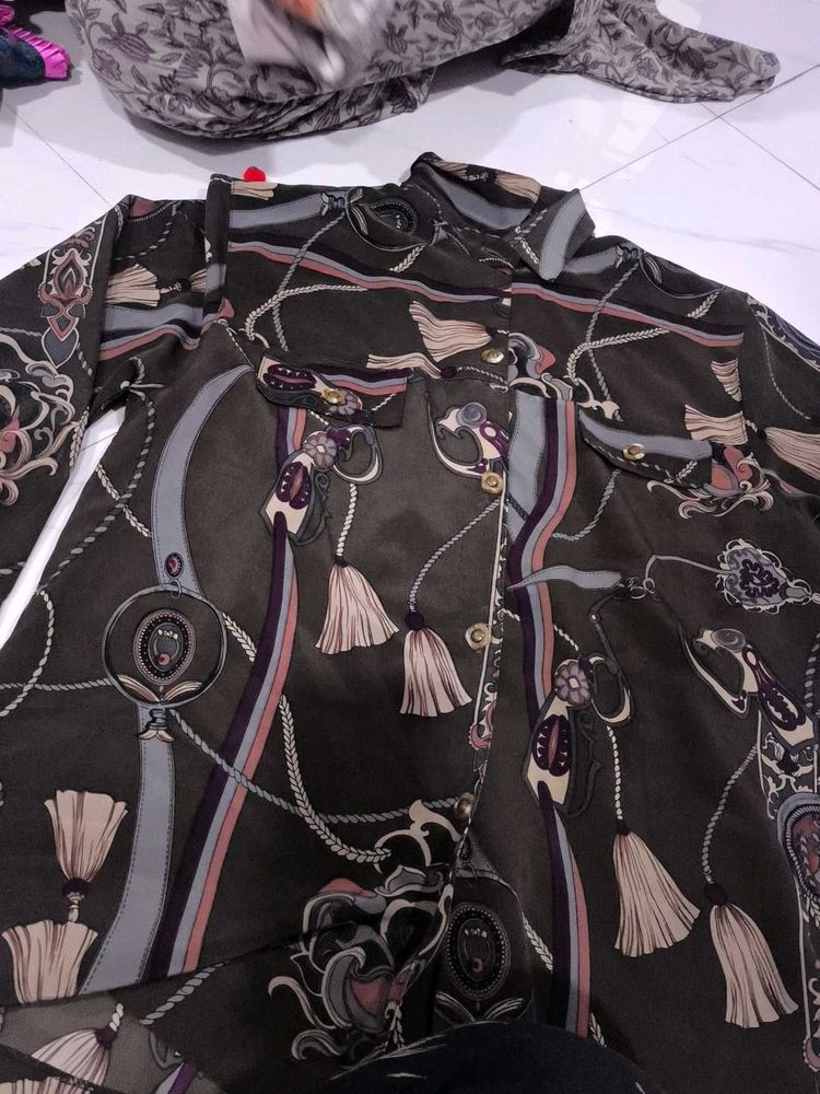 Stylish Printed Tunic Top
