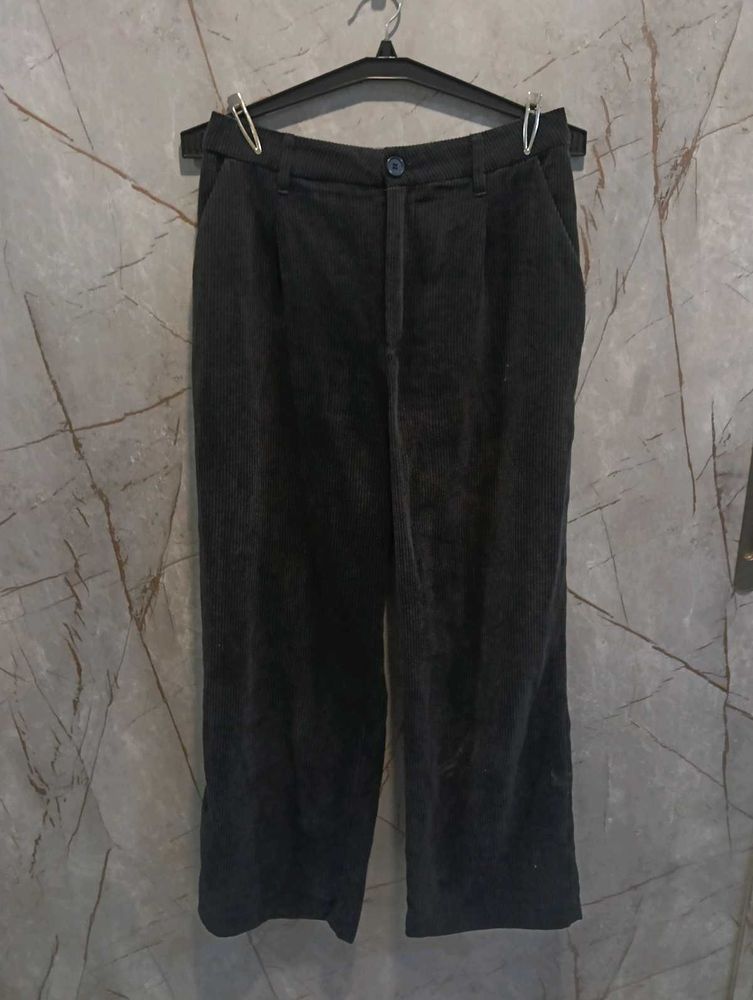 H&amp;M charcoal corduroy (m/L)
