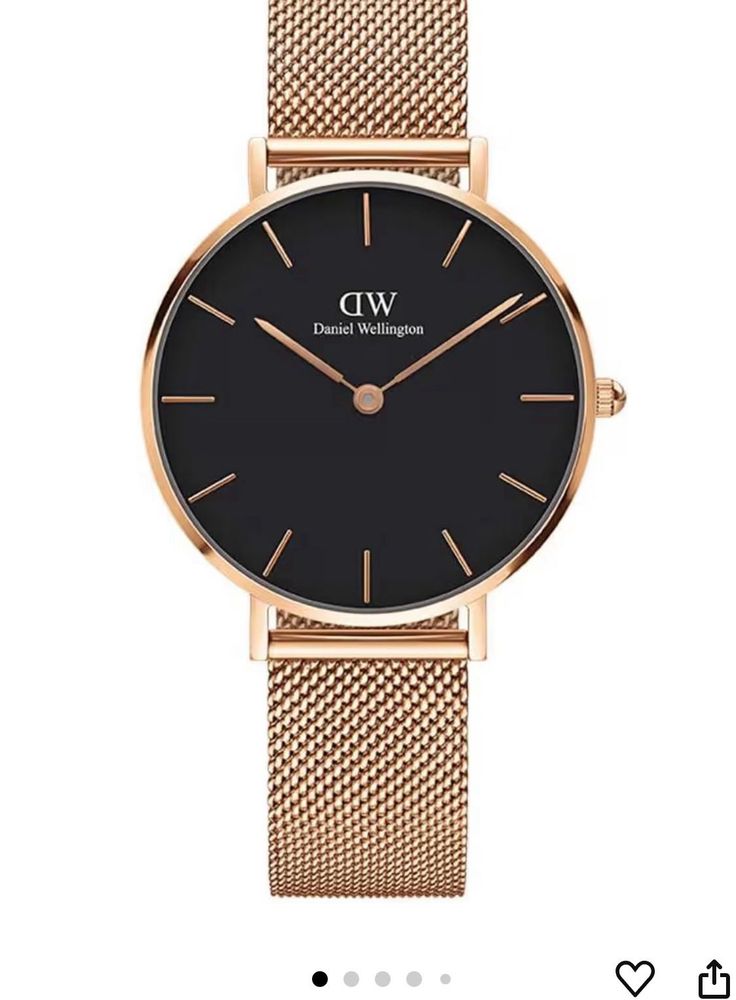 Orignal Daniel Wellington Watch - Gold &amp; Blac