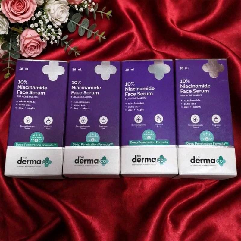 Pack of 4 the dermaco 10% Niacinamide serum