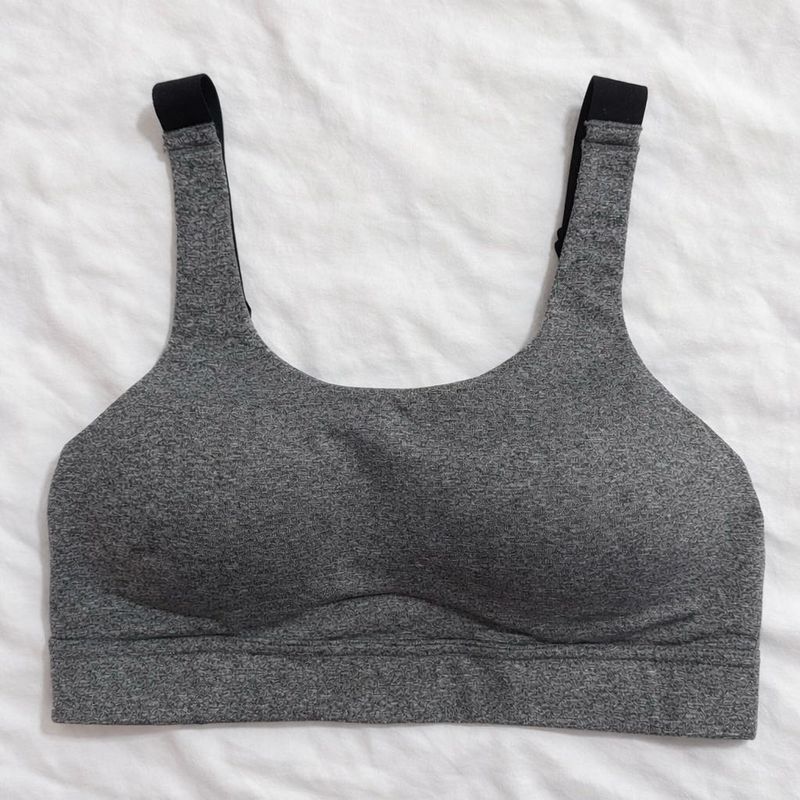 Gray Sports Bra