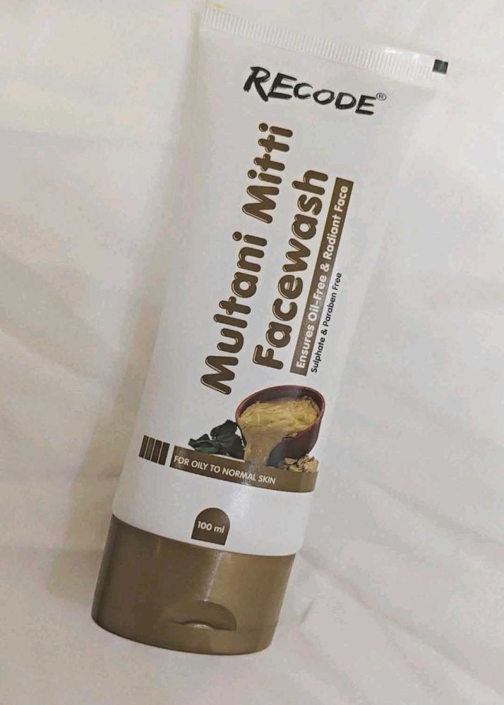 RECODE Multani Mitti Facewash - Oil-Free &amp; Radiant
