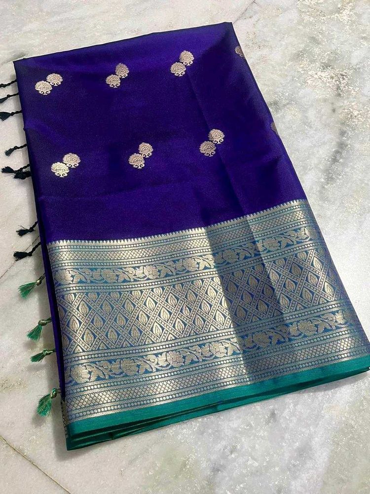 New Trendy Soft Silk Allover Booti Saree