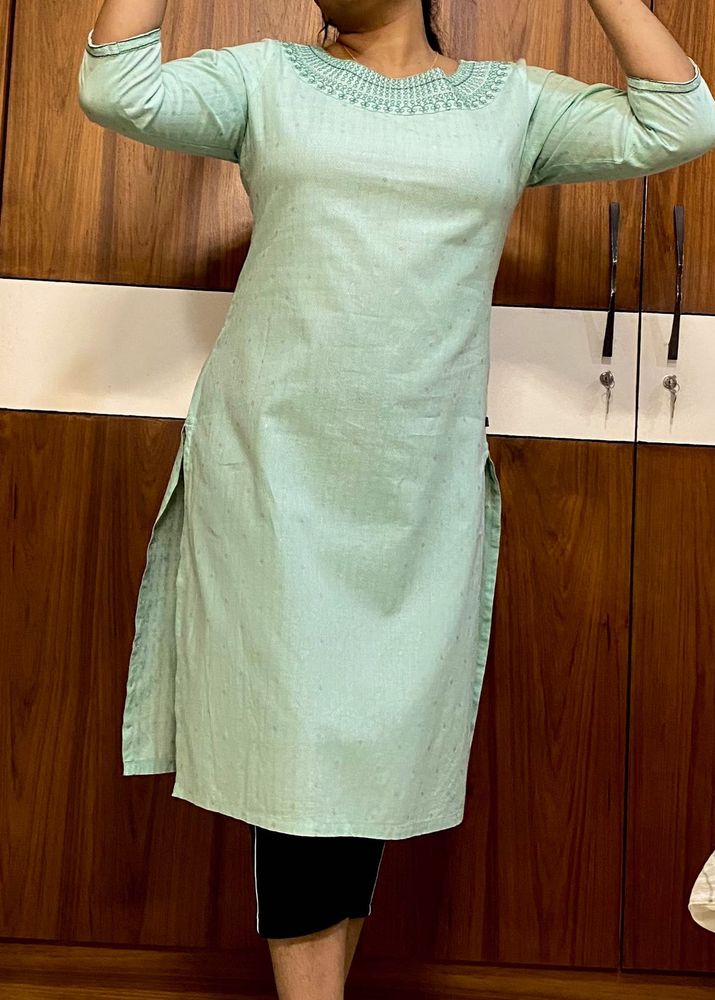 Beautiful Pastel Green Kurta | Price ⬇️ by 80‼️