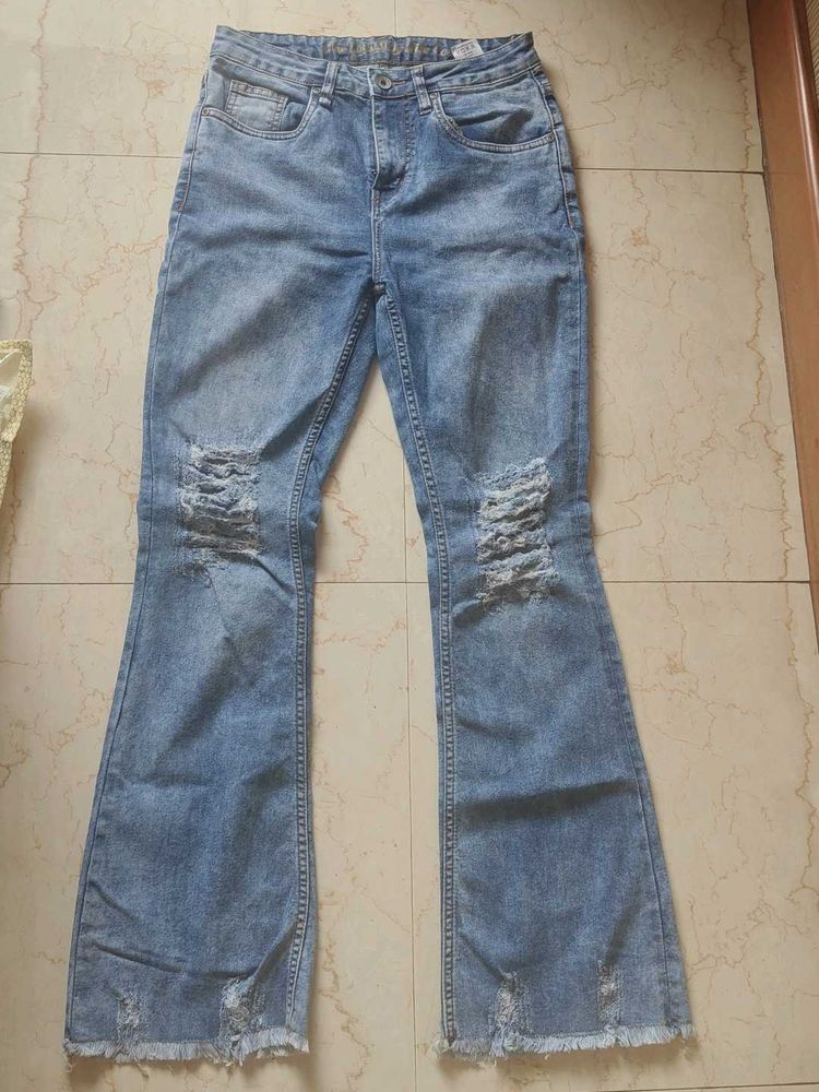 Distressed Flare Jeans Brand new