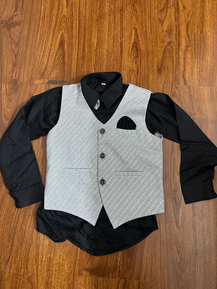 Boys' Formal Vest &amp; Shirt Set (5yrs)