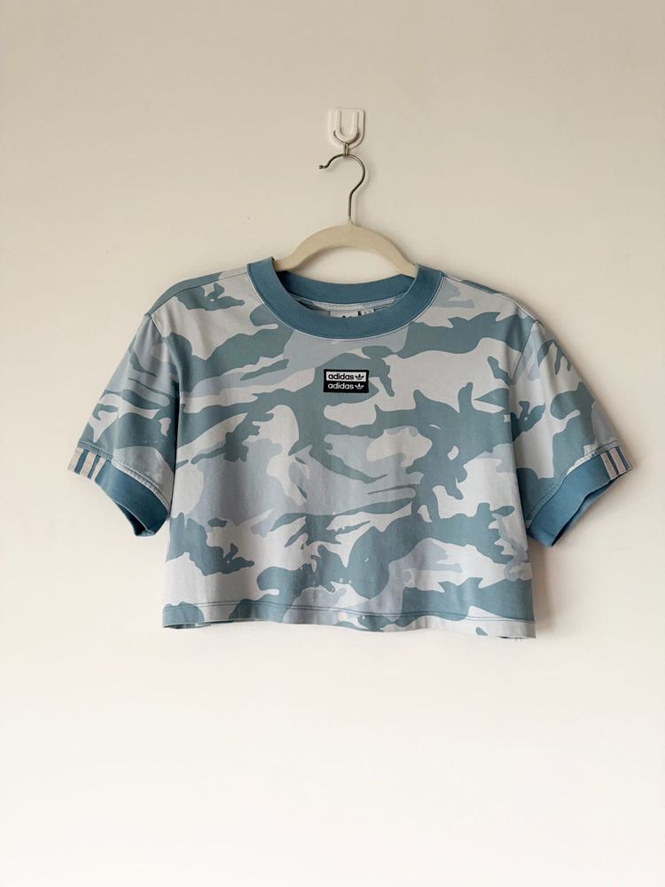 Adidas Cropped Camo T-Shirt