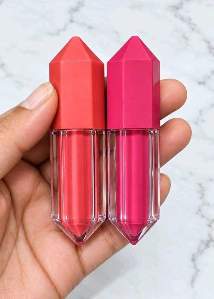 Lip Gloss Duo - Pink &amp; Coral