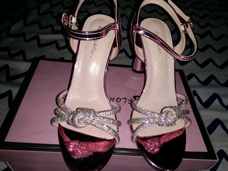 Pink heels
