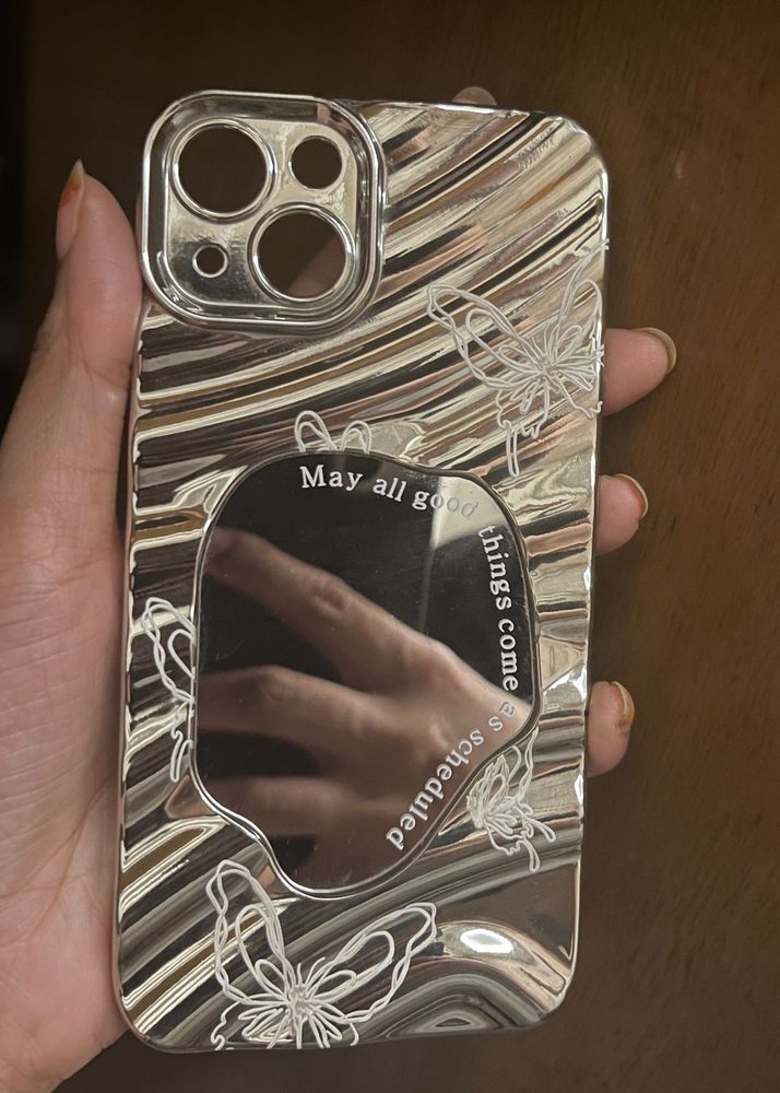 Silver Butterfly iPhone Case