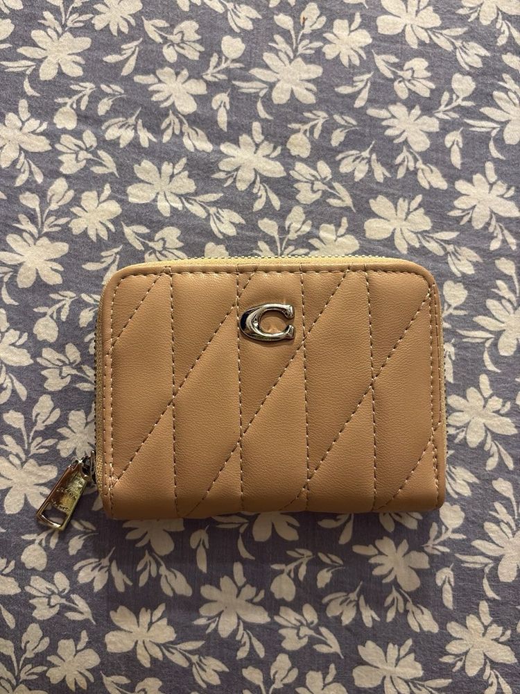 Quilted Coach Wallet