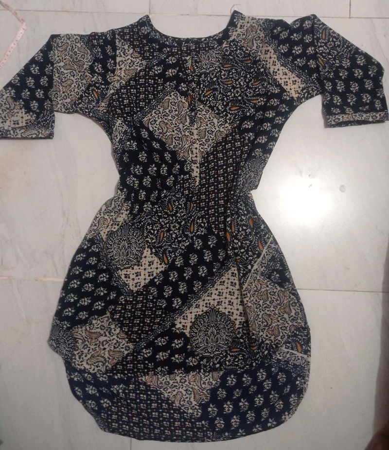 Boho Patchwork Print Kurti