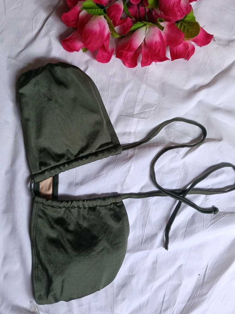 Olive Green Bikini Set
