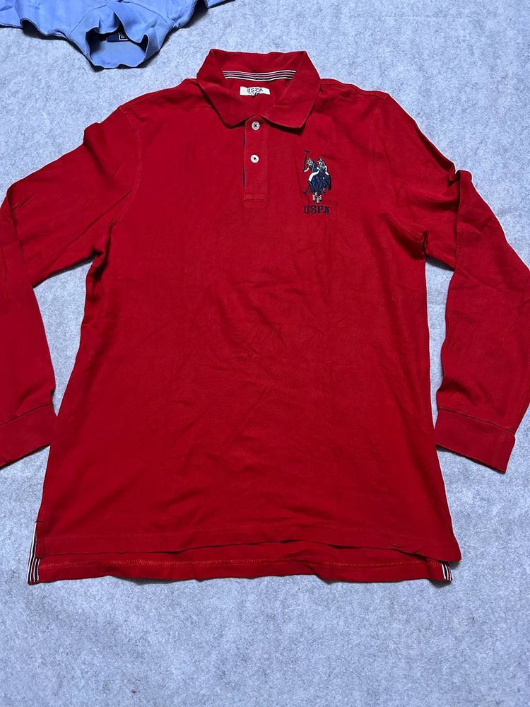 US Polo Assn Long Sleeve big logo Shirt