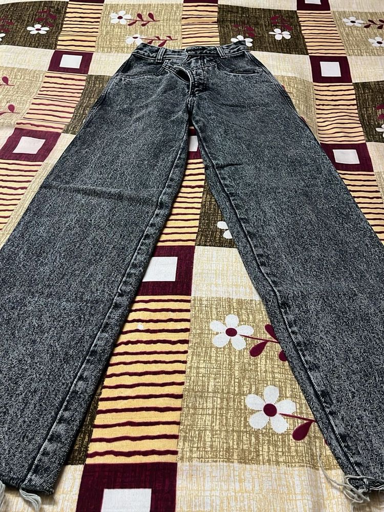 Acid Wash Denim Jeans