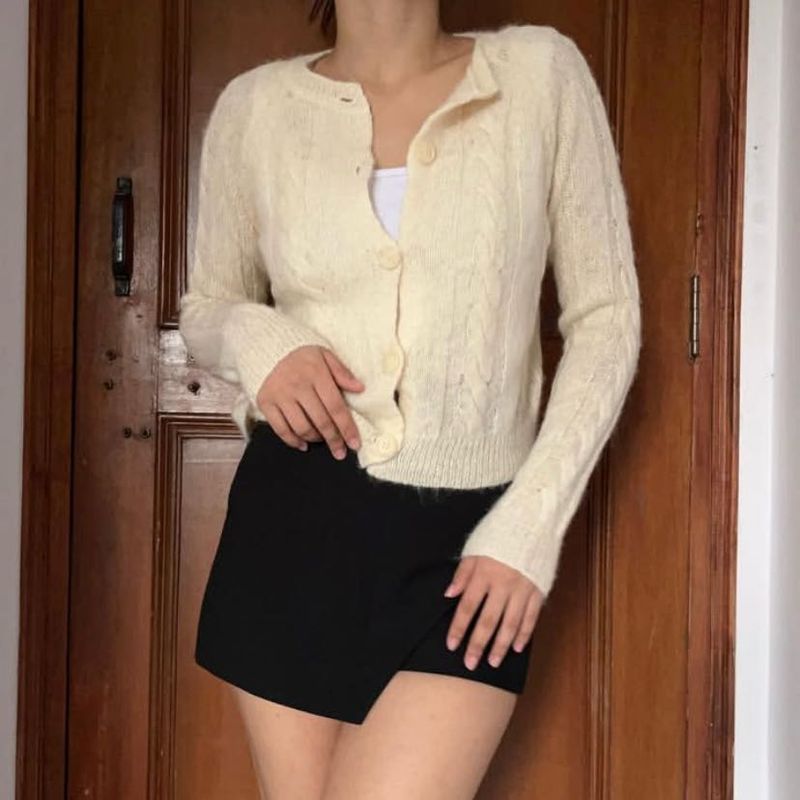 White Cardigan