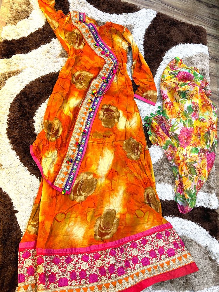 Floral Kurta Set