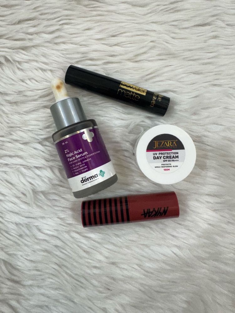Beauty Set - Lipstick, Serum, Day Cream