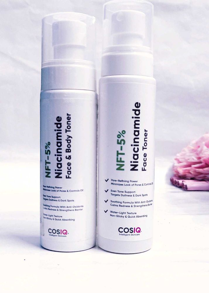 COSIQ Niacinamide Face &amp; Body Toner Set