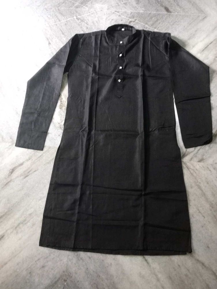 New Men's Black kurta