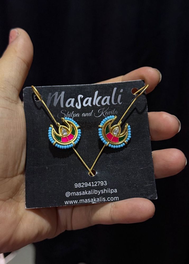 Masakali Tribal Earrings cuffs each