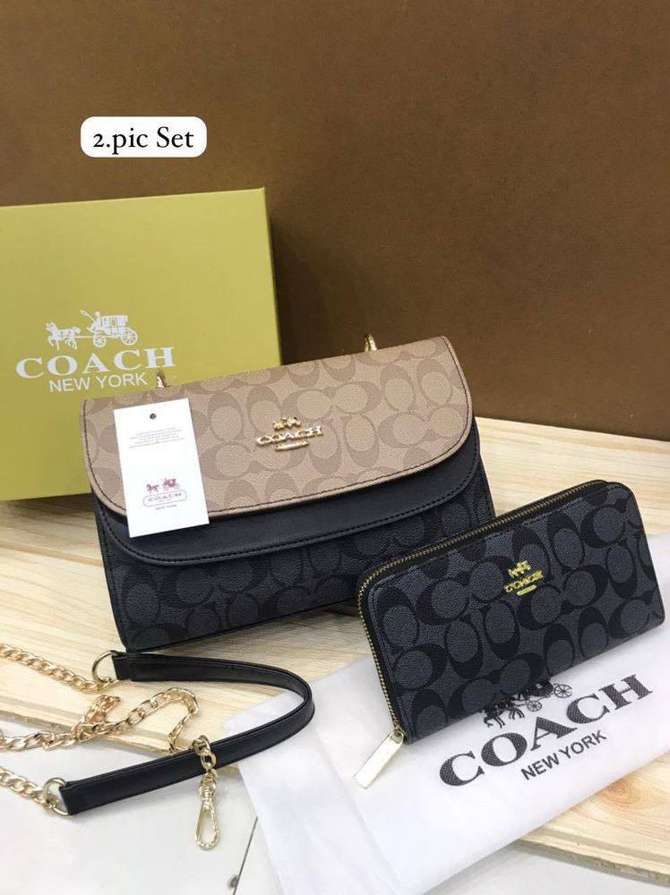Coach 2-Piece Set: Clutch &amp; Wallet