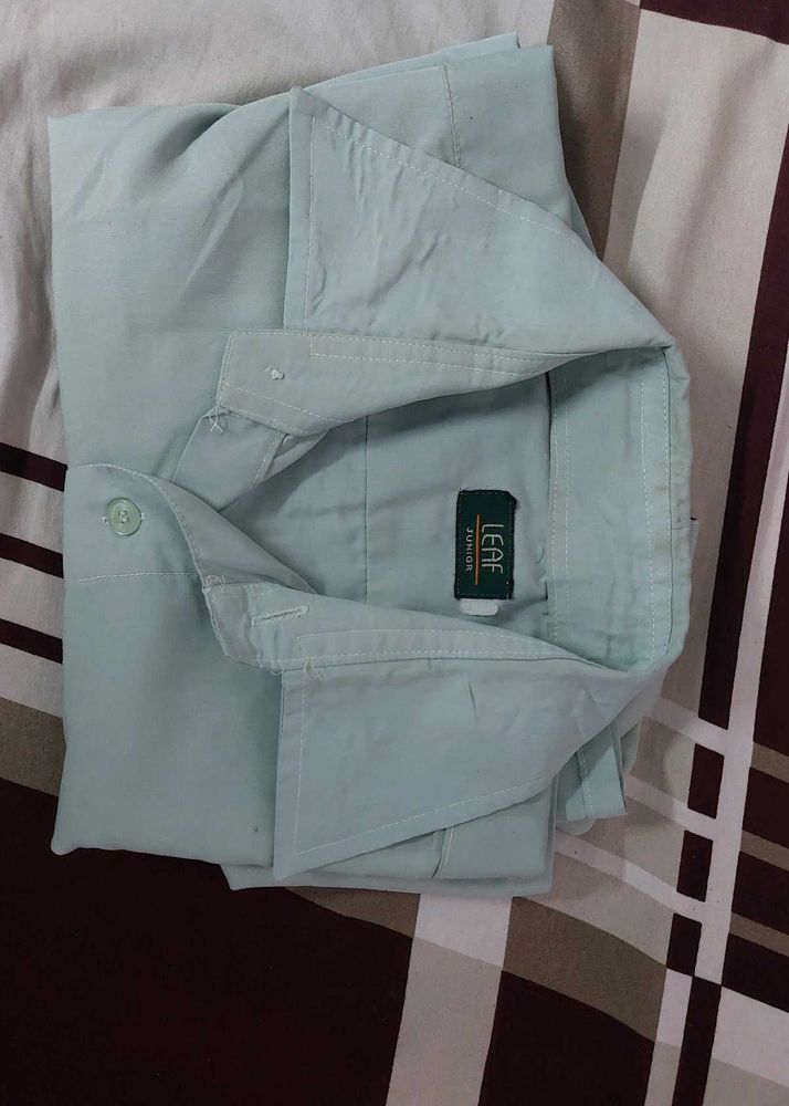 Stylish Men's Light Blue Casual Shirt